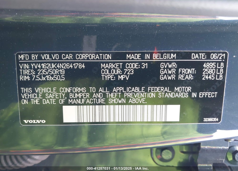 2022 VOLVO XC40 T5 MOMENTUM VIN: YV4162UK4N2641784