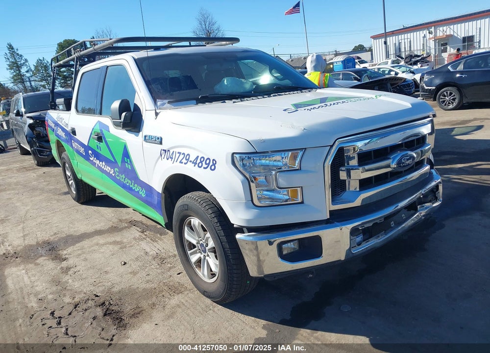 2017 FORD F-150 XLT VIN: 1FTEW1C86HKC65601