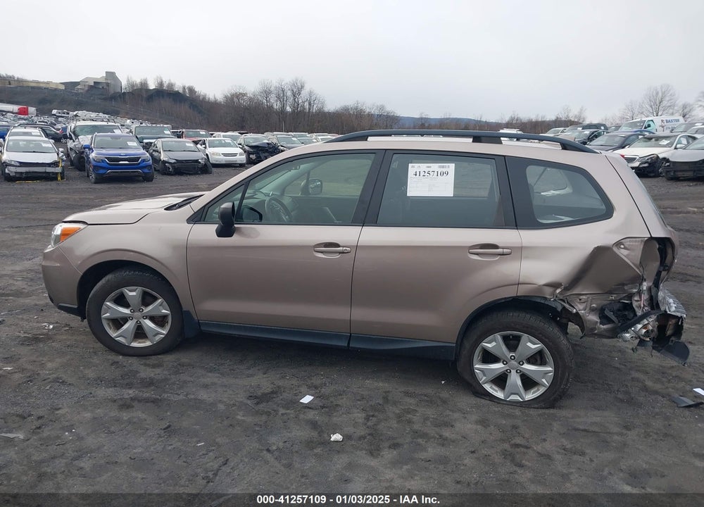 2016 SUBARU FORESTER 2.5I VIN: JF2SJABC6GH539481