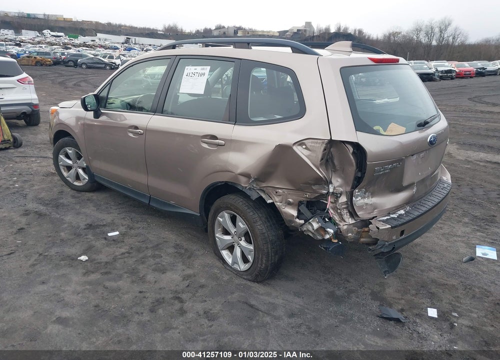 2016 SUBARU FORESTER 2.5I VIN: JF2SJABC6GH539481