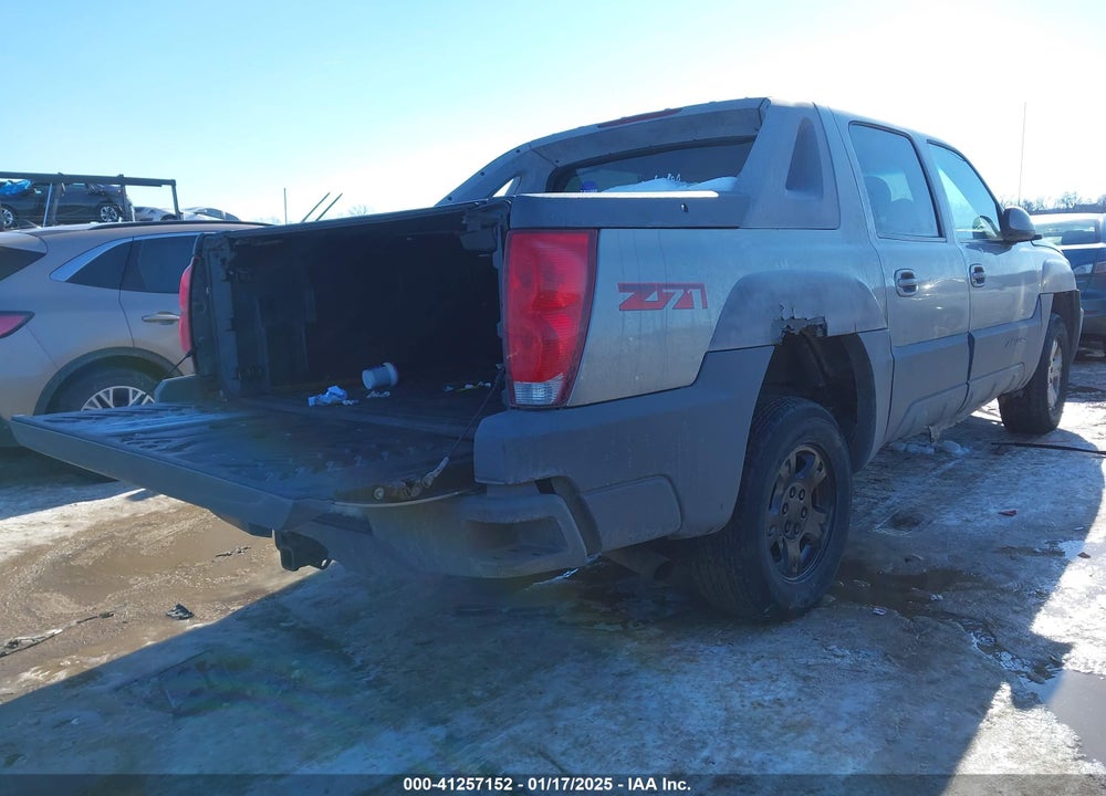 2002 CHEVROLET AVALANCHE 1500 VIN: 3GNEK13T52G229615