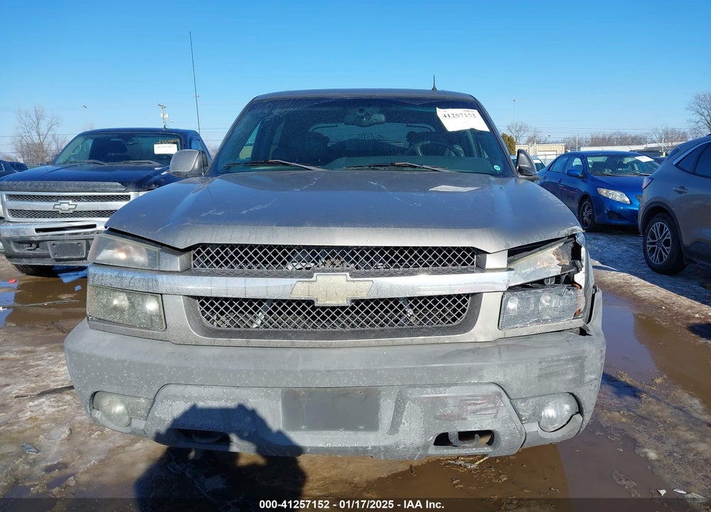 2002 CHEVROLET AVALANCHE 1500 VIN: 3GNEK13T52G229615