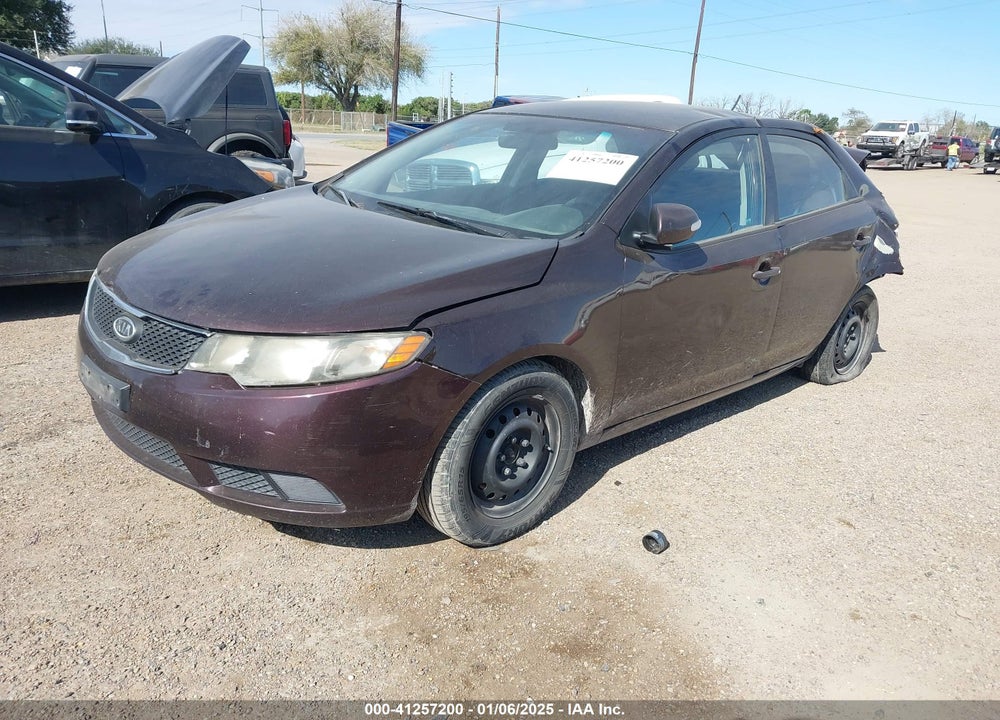 2010 KIA FORTE EX VIN: KNAFU4A24A5881146