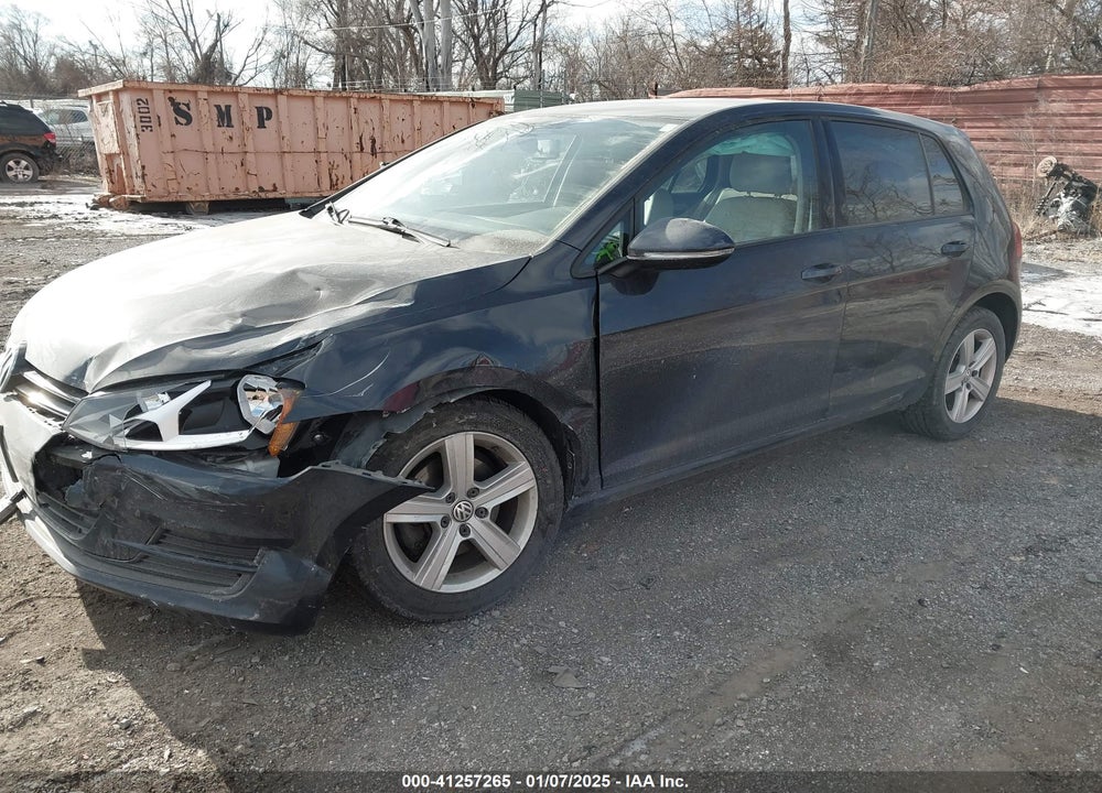 2017 VOLKSWAGEN GOLF VIN: 3VW217AU2HM009028
