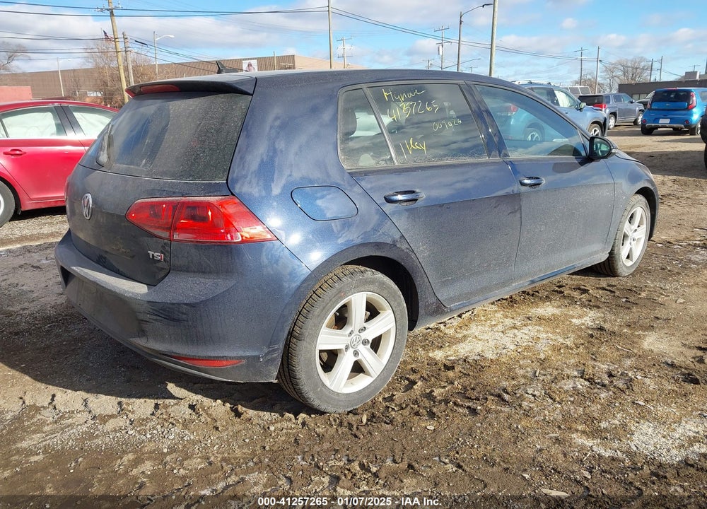 2017 VOLKSWAGEN GOLF VIN: 3VW217AU2HM009028