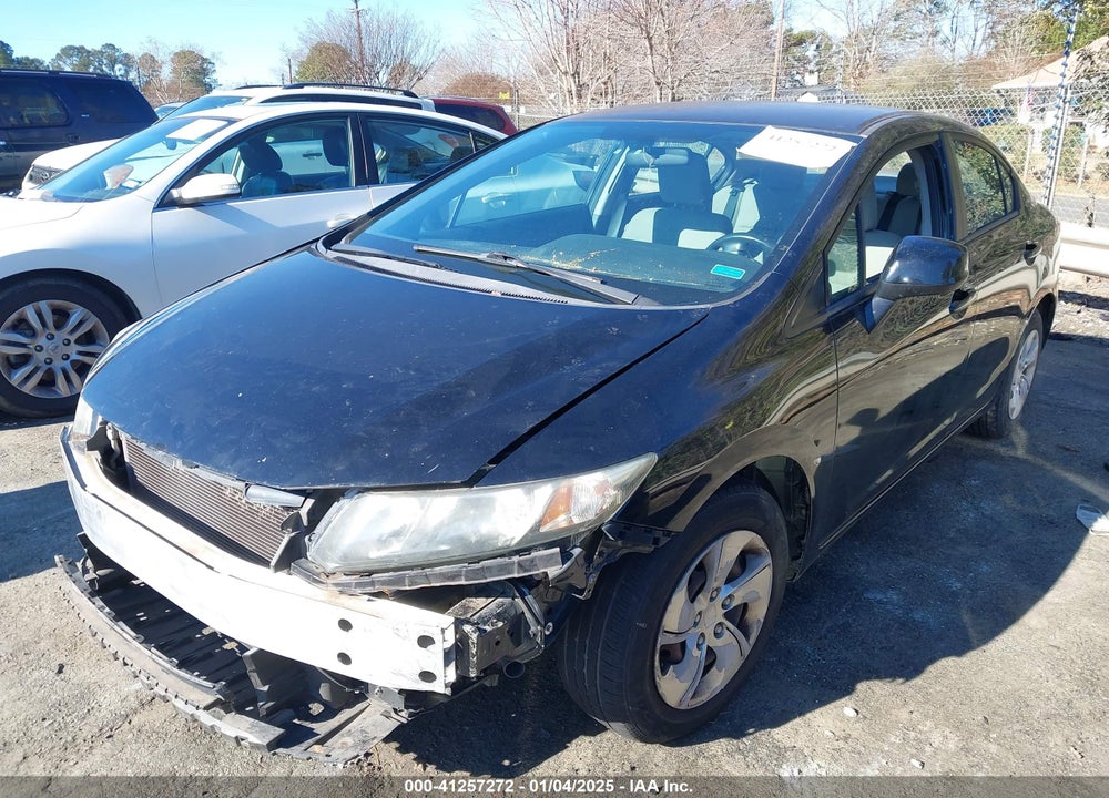 2013 HONDA CIVIC LX VIN: 2HGFB2F50DH600698