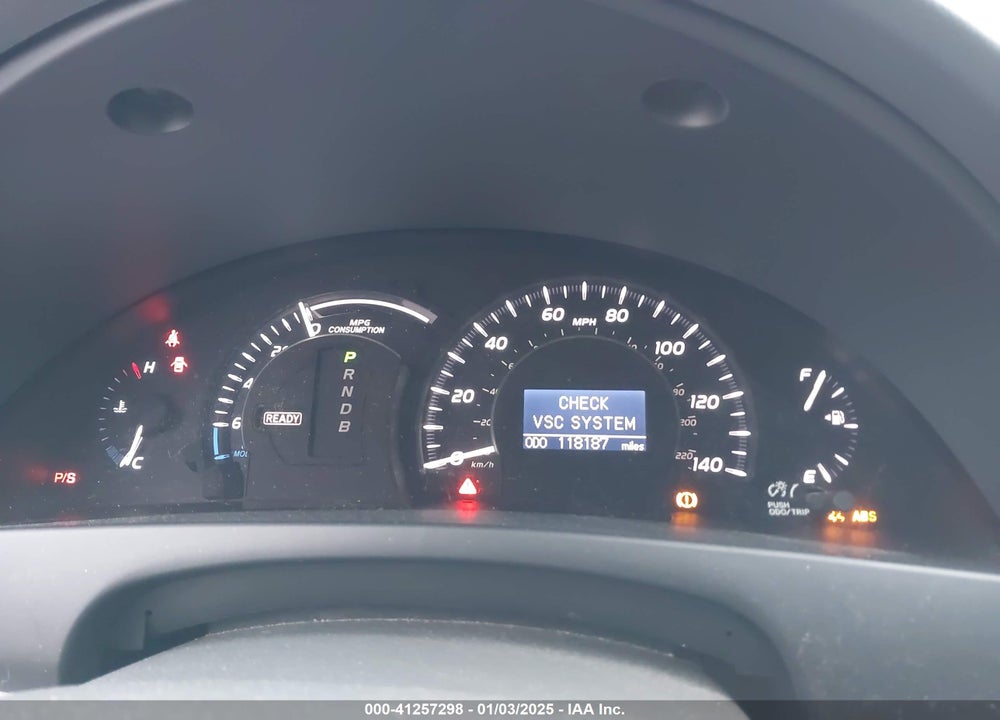 2007 TOYOTA CAMRY HYBRID VIN: JTNBB46K273026249