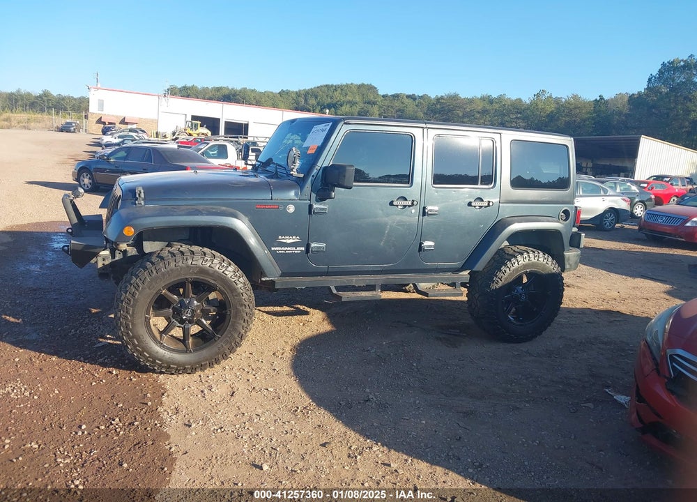 2008 JEEP WRANGLER UNLIMITED SAHARA VIN: 1J4GA59168L518168