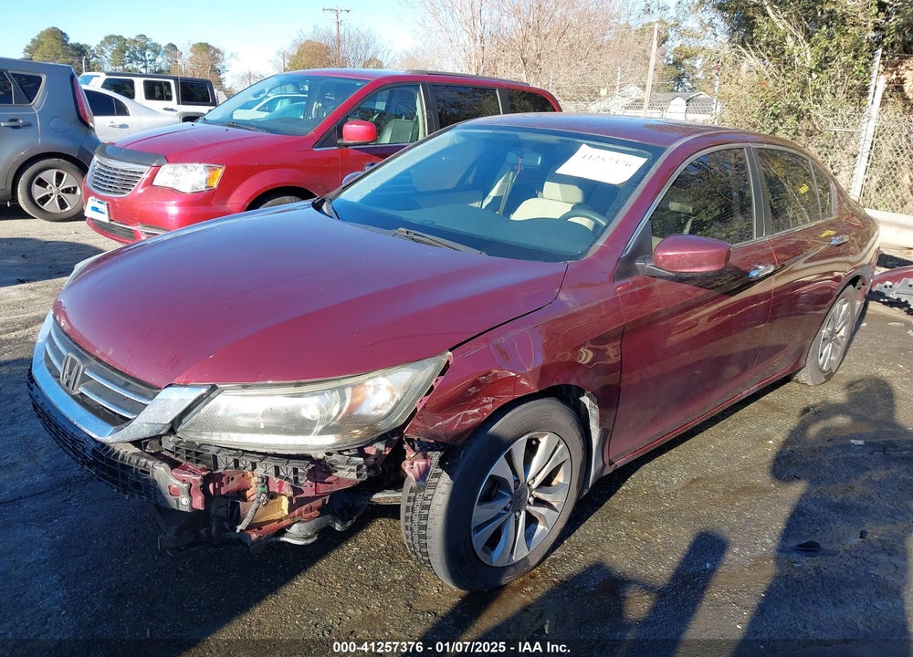 2013 HONDA ACCORD LX VIN: 1HGCR2F39DA096292