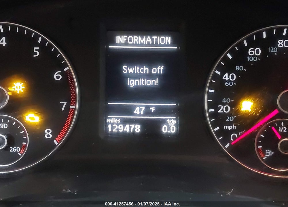 2012 VOLKSWAGEN PASSAT 2.5L SEL PREMIUM VIN: 1VWCP7A32CC082680
