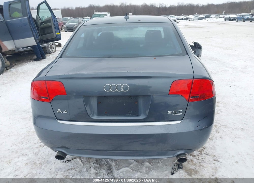 2008 AUDI A4 VIN: WAUDF78E78A161148