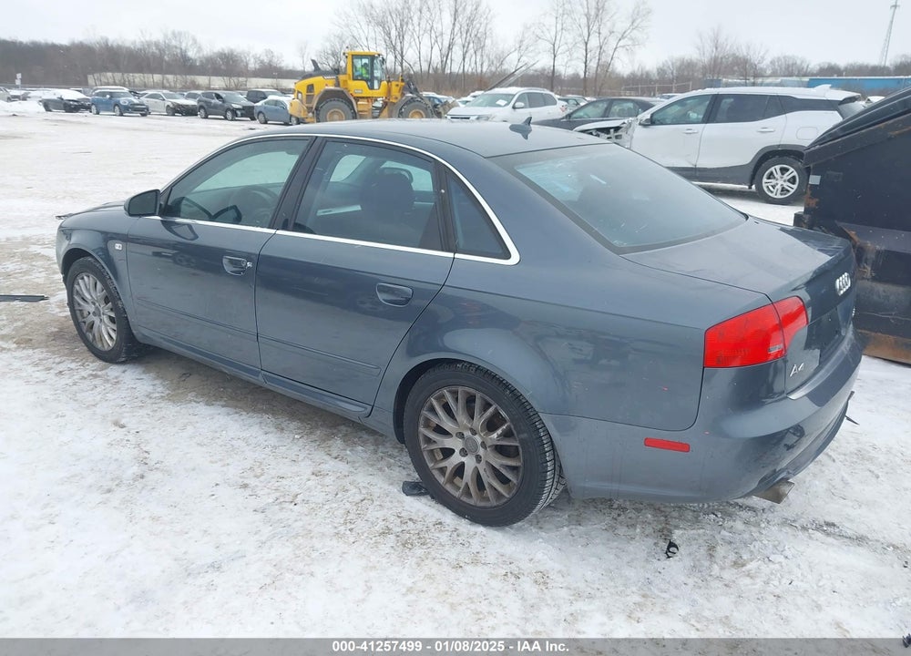 2008 AUDI A4 VIN: WAUDF78E78A161148