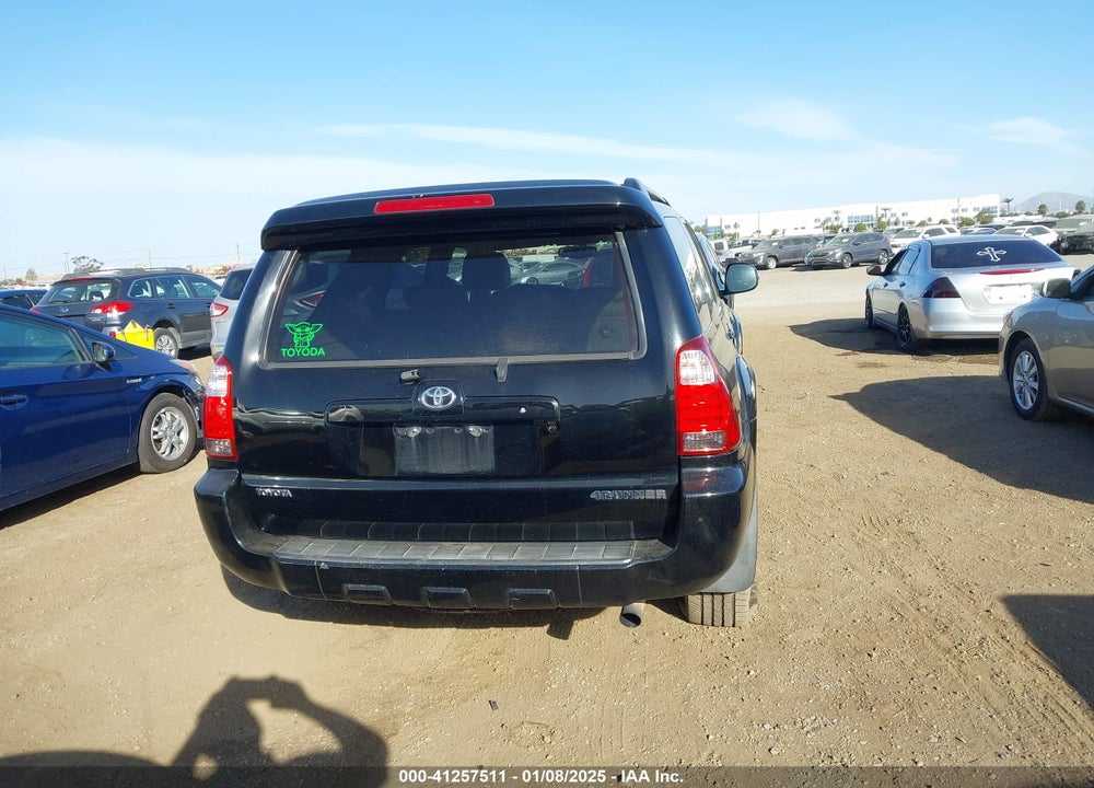 2006 TOYOTA 4RUNNER LIMITED V6 VIN: JTEZU17R060078191