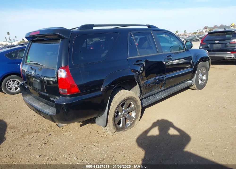 2006 TOYOTA 4RUNNER LIMITED V6 VIN: JTEZU17R060078191