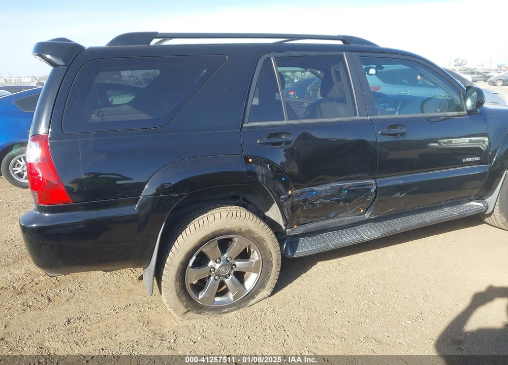 2006 TOYOTA 4RUNNER LIMITED V6 VIN: JTEZU17R060078191