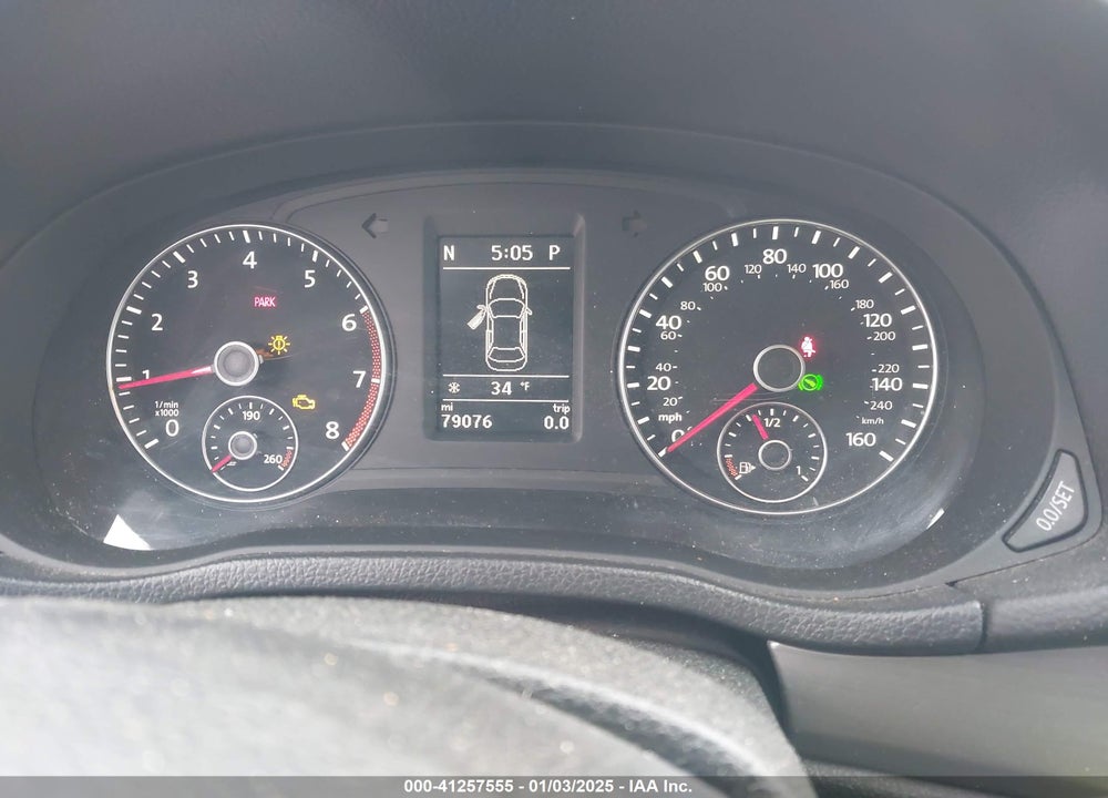 2014 VOLKSWAGEN PASSAT 2.5L SE VIN: 1VWBP7A35EC019460