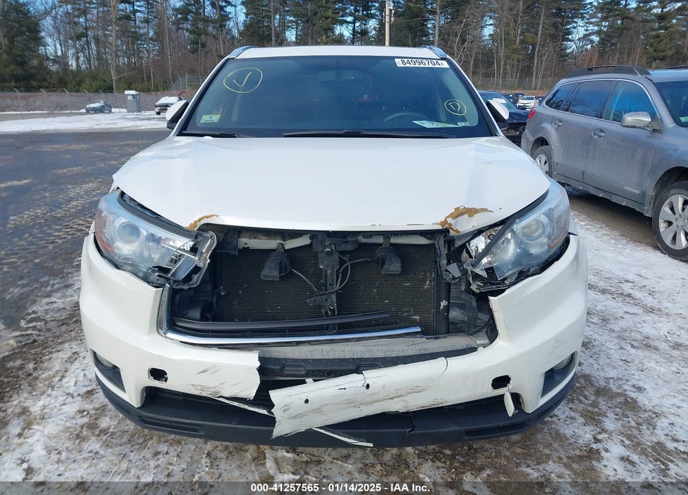 2016 TOYOTA HIGHLANDER XLE V6 VIN: 5TDJKRFH9GS240476