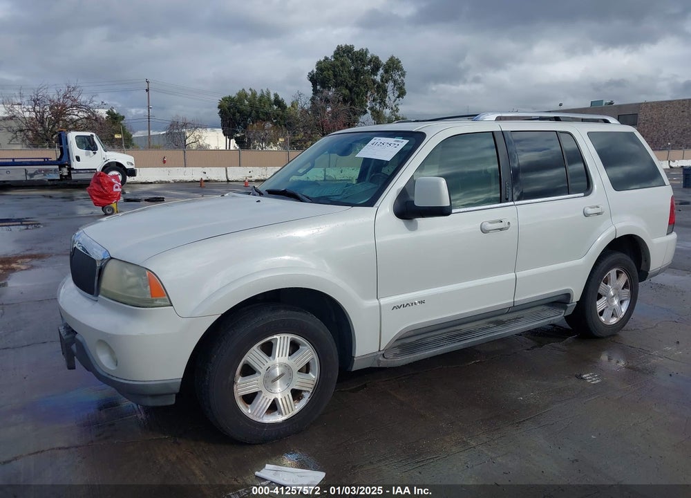 2003 LINCOLN AVIATOR VIN: 5LMEU78H73ZJ47678