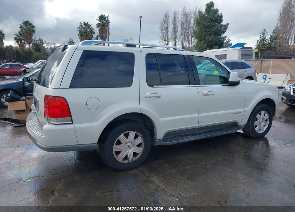 2003 LINCOLN AVIATOR VIN: 5LMEU78H73ZJ47678