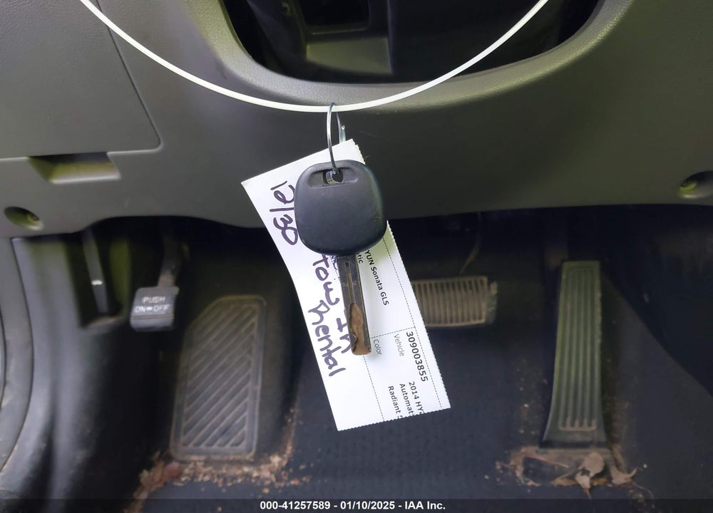 2014 HYUNDAI SONATA GLS VIN: 5NPEB4AC8EH915754