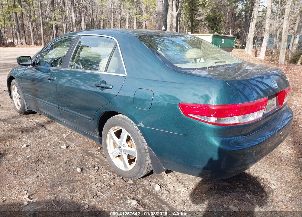 2003 HONDA ACCORD 2.4 EX VIN: 1HGCM56653A016818