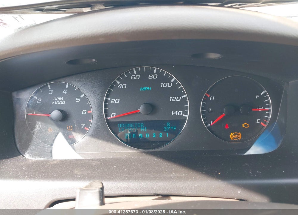 2007 CHEVROLET IMPALA LTZ VIN: 2G1WU58R179262360