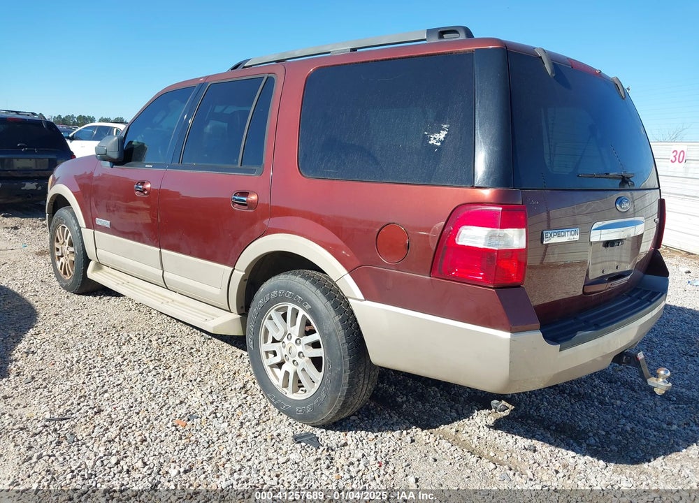 2007 FORD EXPEDITION EDDIE BAUER VIN: 1FMFU17507LA62539
