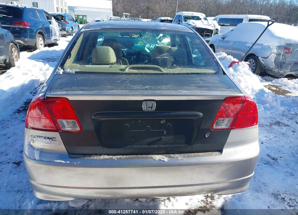 2005 HONDA CIVIC HYBRID VIN: JHMES96685S017882