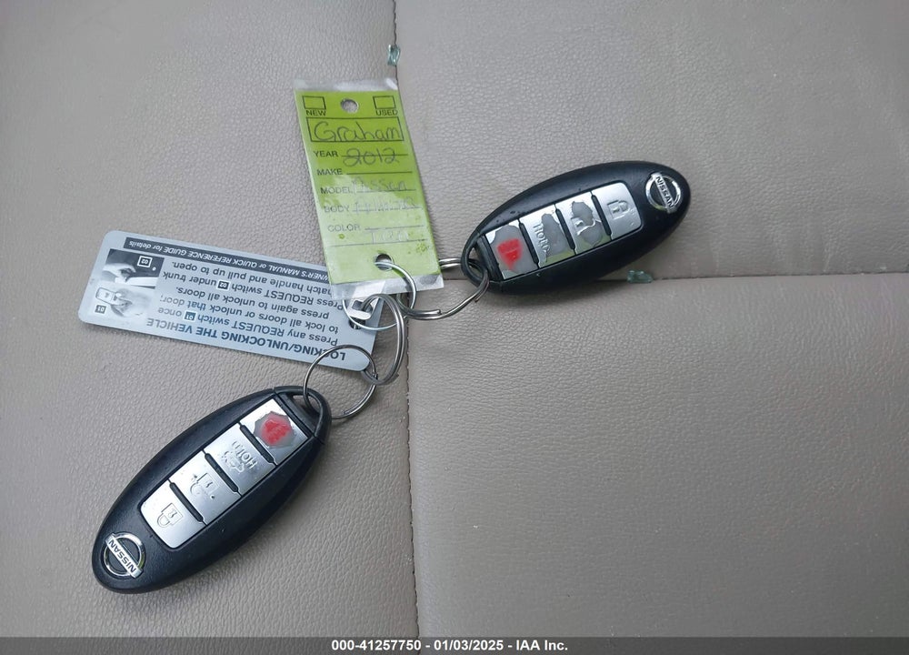2012 NISSAN ALTIMA 2.5 SL VIN: 1N4AL2AP5CN404167