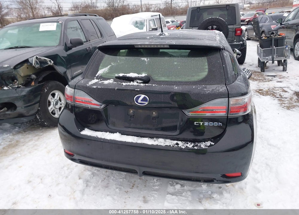 2012 LEXUS CT 200H PREMIUM VIN: JTHKD5BH4C2080326