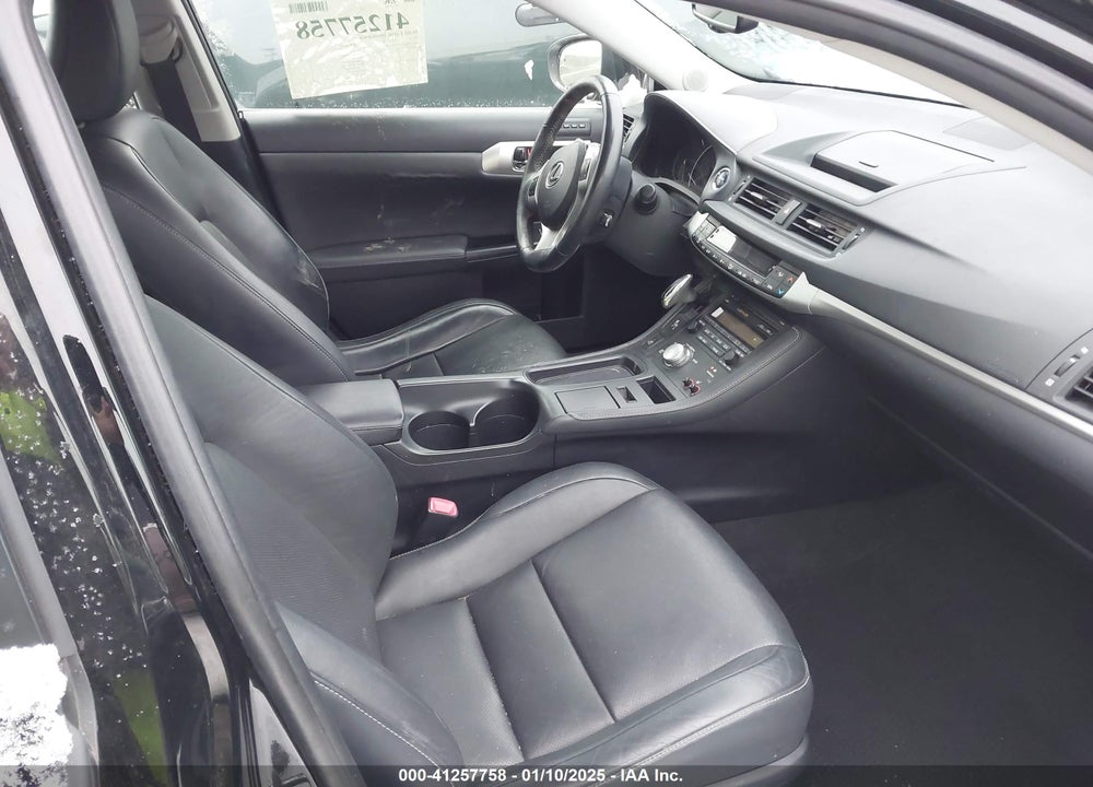 2012 LEXUS CT 200H PREMIUM VIN: JTHKD5BH4C2080326