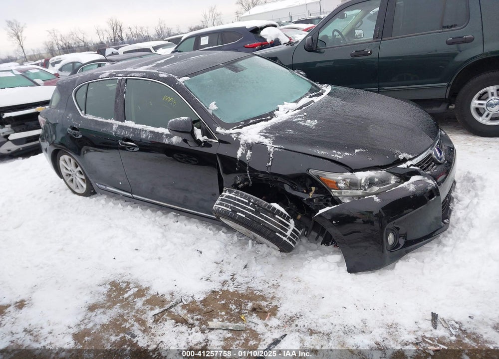 2012 LEXUS CT 200H PREMIUM VIN: JTHKD5BH4C2080326