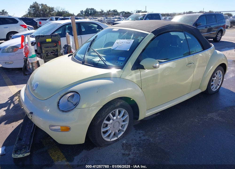 2005 VOLKSWAGEN NEW BEETLE GLS VIN: 3VWCM31Y35M300429