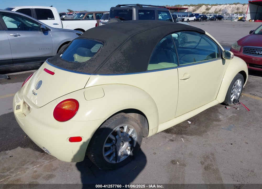 2005 VOLKSWAGEN NEW BEETLE GLS VIN: 3VWCM31Y35M300429