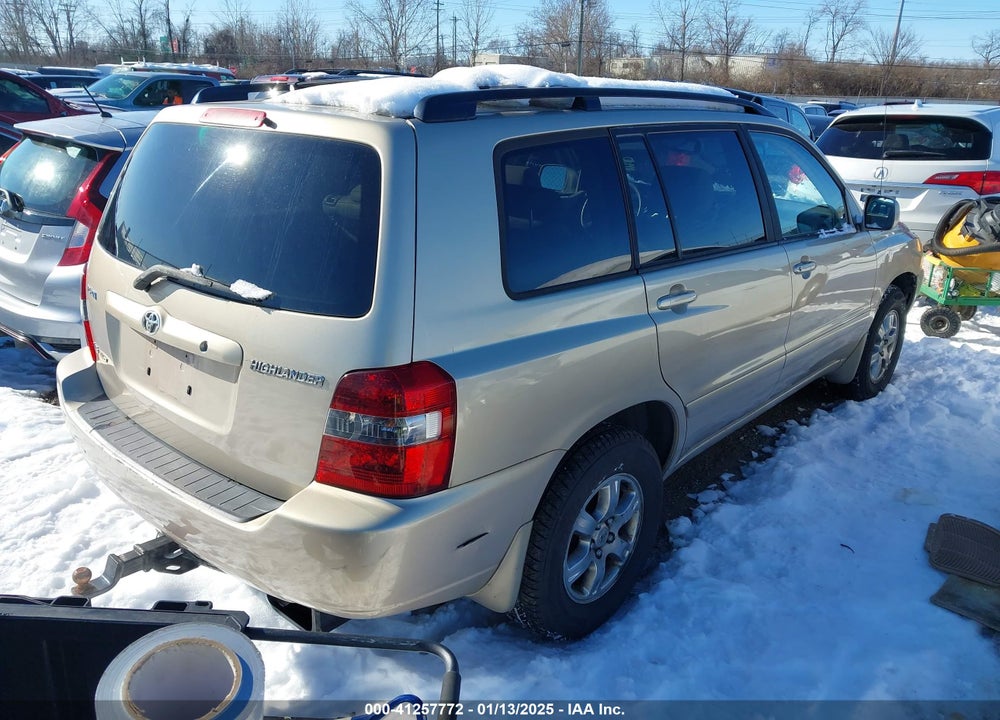 2004 TOYOTA HIGHLANDER V6 VIN: JTEEP21AX40053942