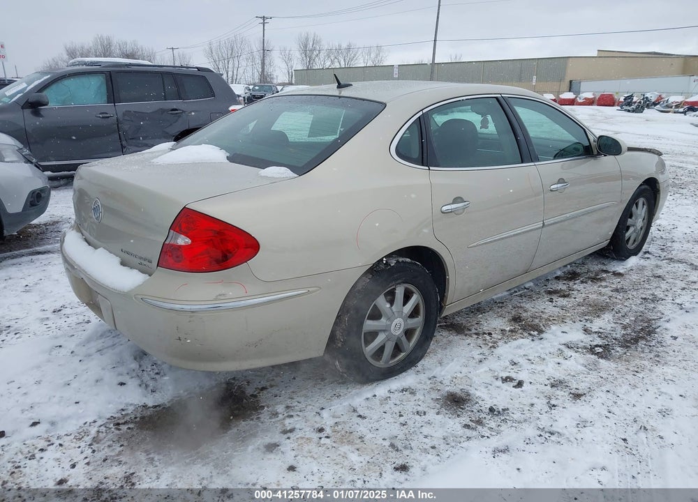 2008 BUICK LACROSSE CXL VIN: 2G4WD582781273465