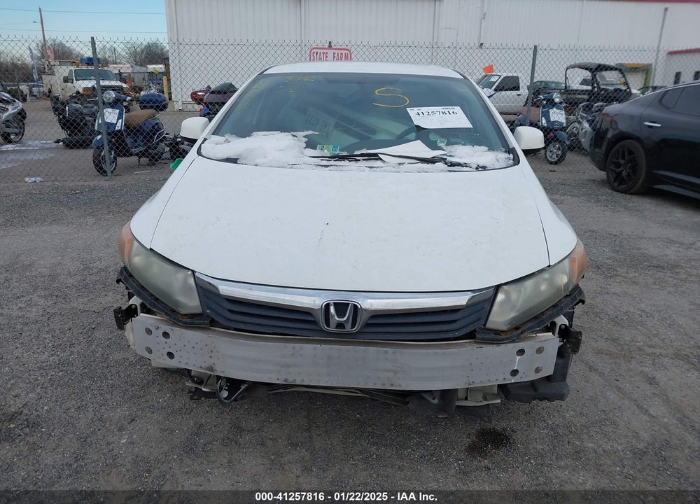 2012 HONDA CIVIC SDN LX VIN: 2HGFB2F57CH310361