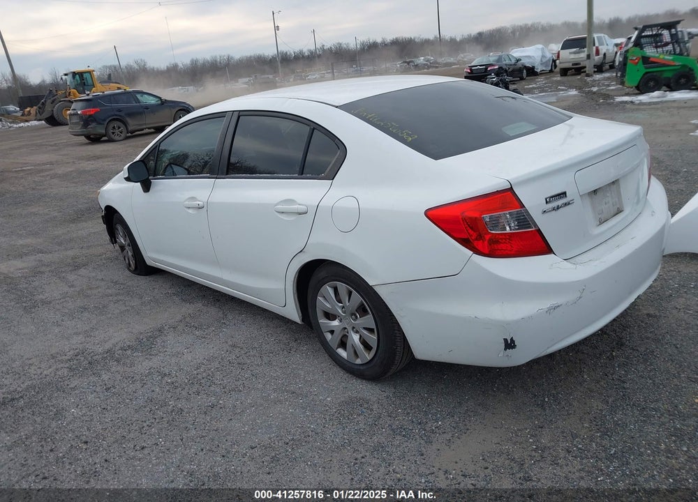 2012 HONDA CIVIC SDN LX VIN: 2HGFB2F57CH310361