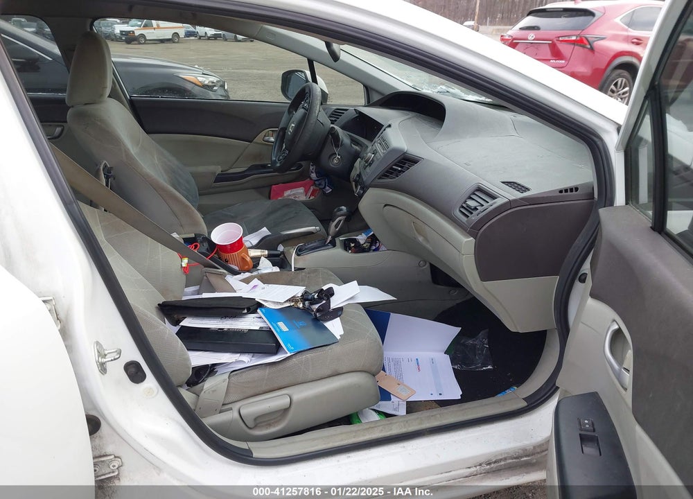 2012 HONDA CIVIC SDN LX VIN: 2HGFB2F57CH310361