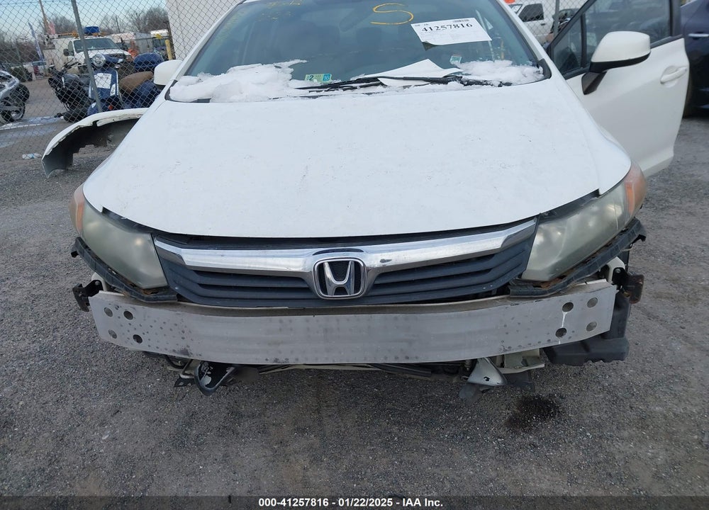 2012 HONDA CIVIC SDN LX VIN: 2HGFB2F57CH310361