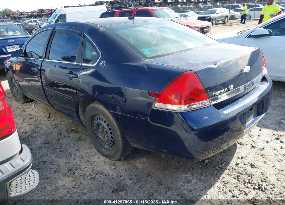 2008 CHEVROLET IMPALA LS VIN: 2G1WB58K389141596