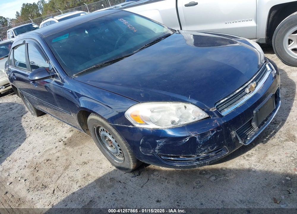 2008 CHEVROLET IMPALA LS VIN: 2G1WB58K389141596