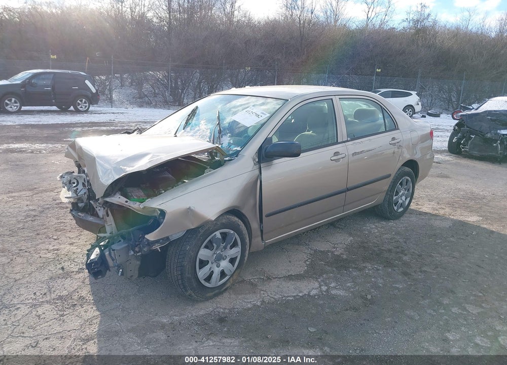 2008 TOYOTA COROLLA CE VIN: 2T1BR32E48C864382