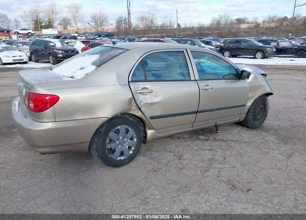 2008 TOYOTA COROLLA CE VIN: 2T1BR32E48C864382