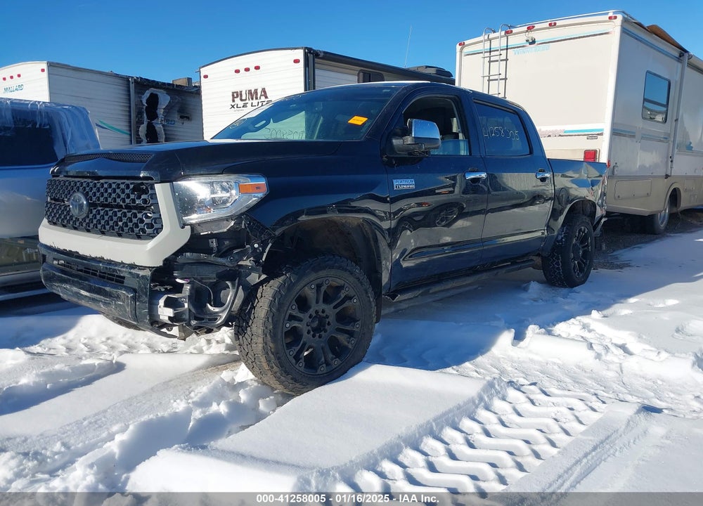 2018 TOYOTA TUNDRA PLATINUM 5.7L V8 VIN: 5TFAW5F19JX765068