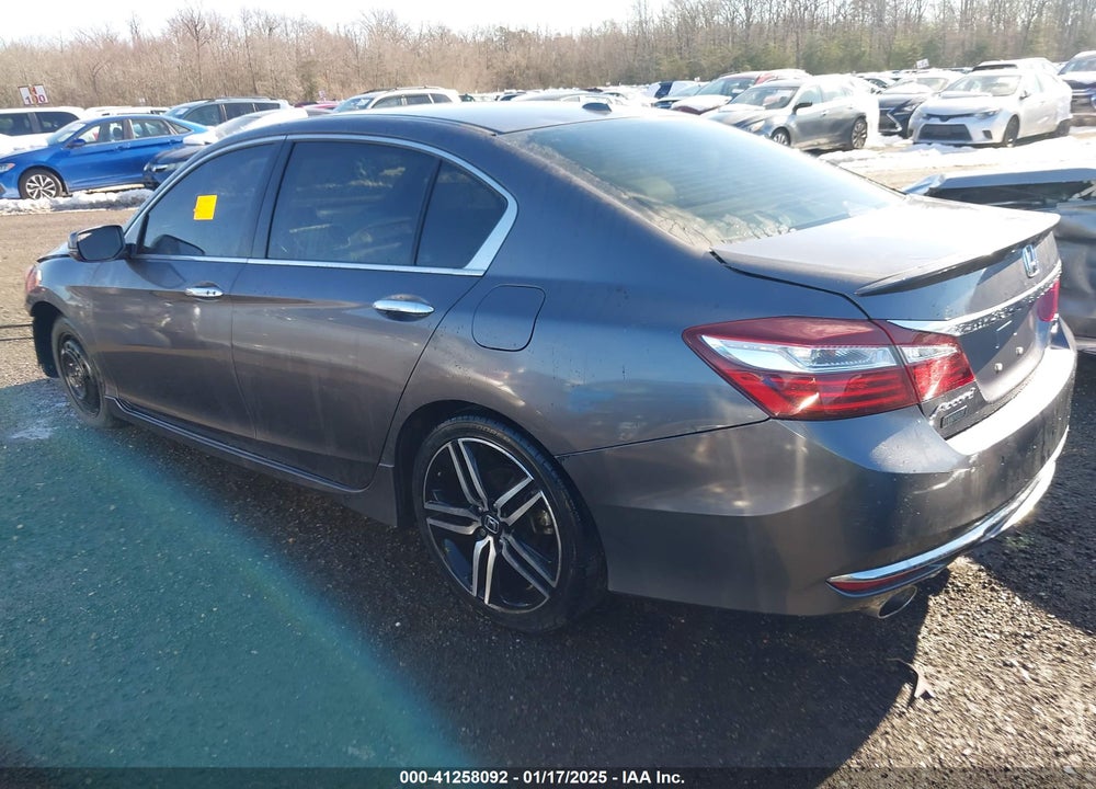 2016 HONDA ACCORD SEDAN VIN: 1HGCR3F9XGA018943