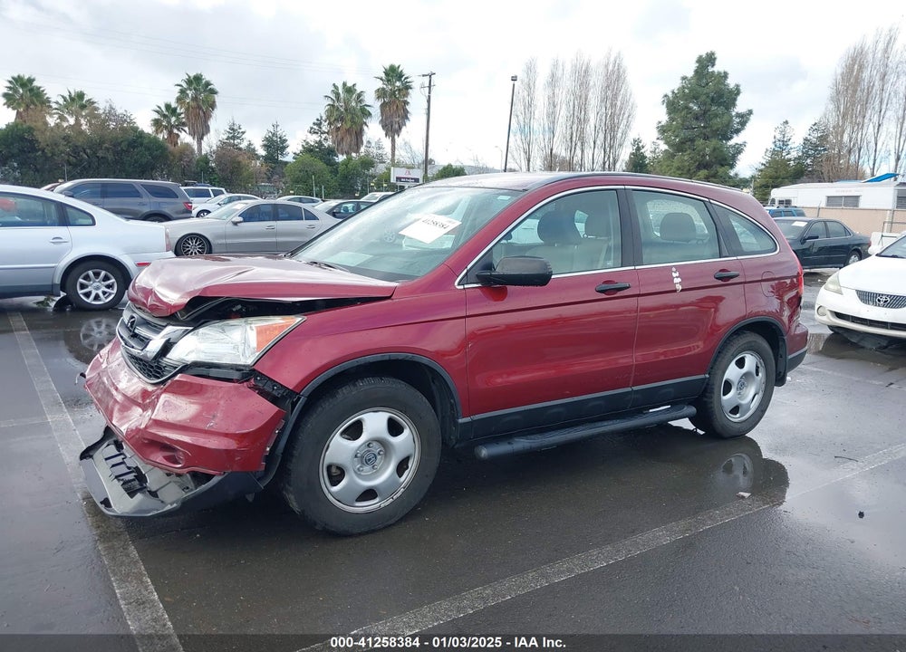 2010 HONDA CR-V LX VIN: 5J6RE3H36AL047861