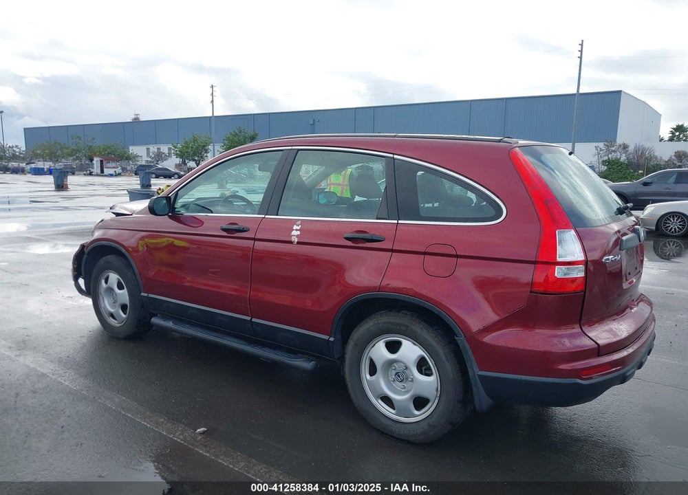 2010 HONDA CR-V LX VIN: 5J6RE3H36AL047861