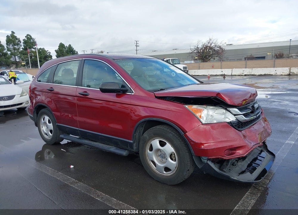2010 HONDA CR-V LX VIN: 5J6RE3H36AL047861