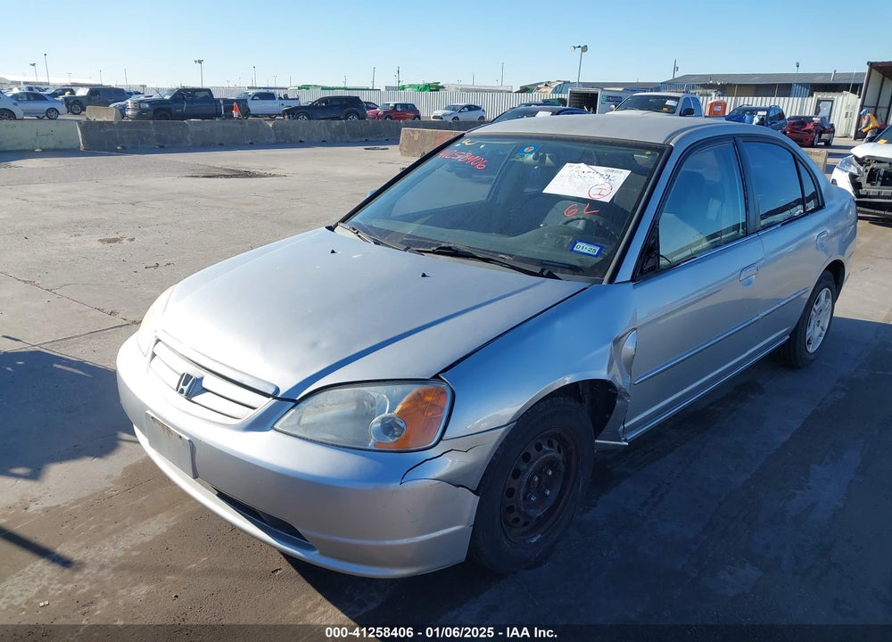 2002 HONDA CIVIC LX VIN: 2HGES16532H542766